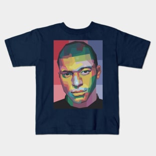 Football Player in WPAP Kids T-Shirt